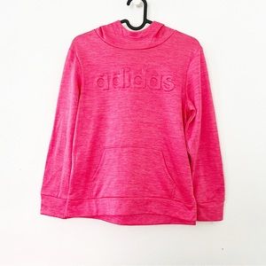 Adidas Girls Emboss Hoodie-Size Large(14)